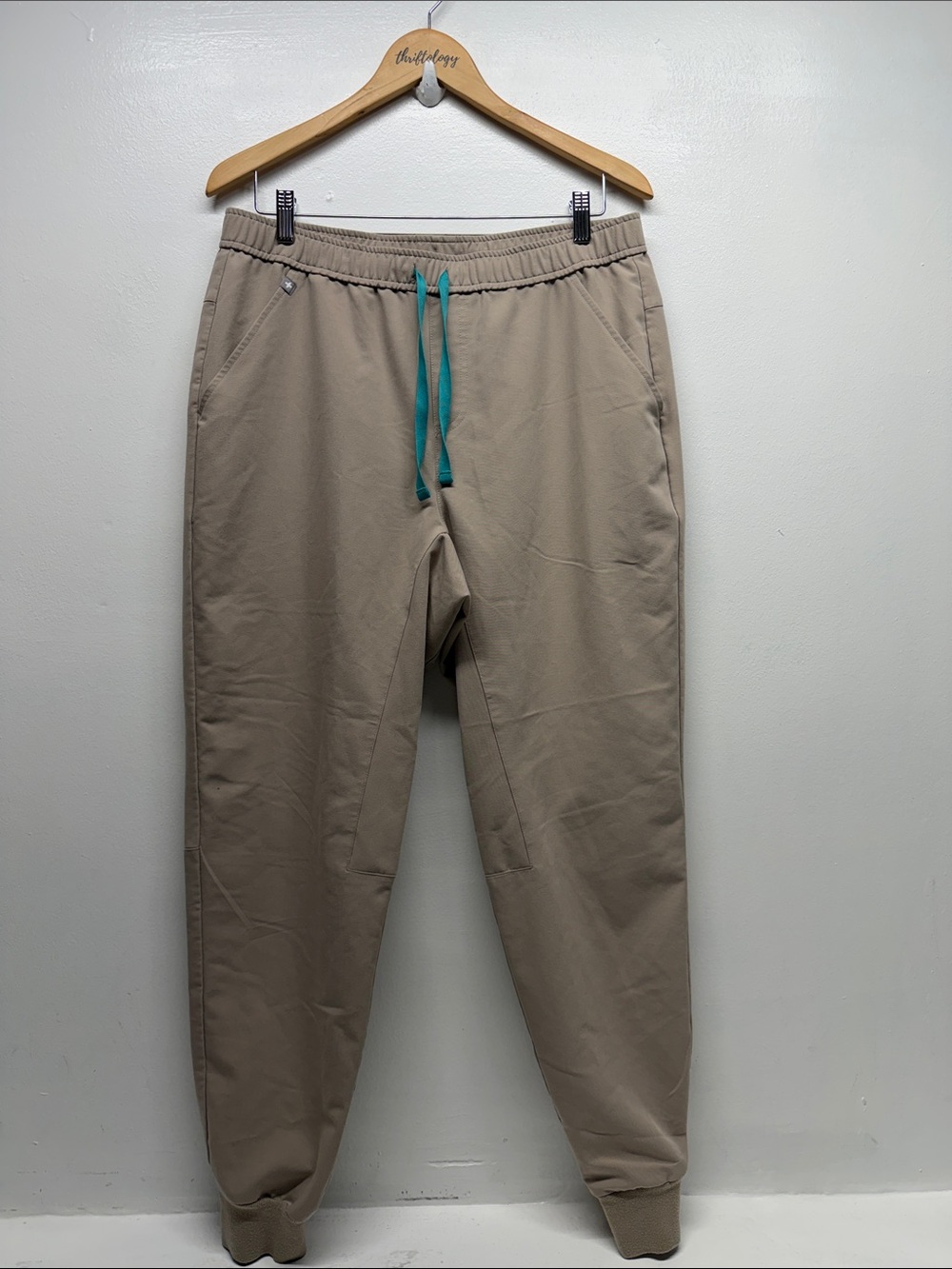 Figs Tansen Joggers Pant Scrubs Pants Scrub Stretch Lightweight Tan Mens Large